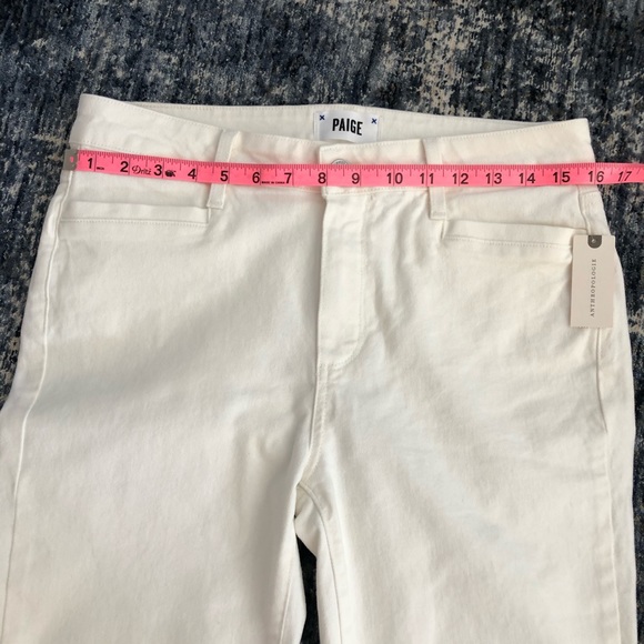 Paige Hoxton High Rise Skinny Jeans Cream NWT Women’s Size 29 - Picture 11 of 13